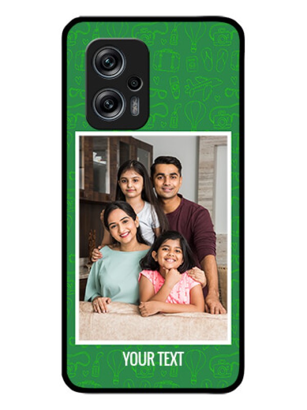 Custom Redmi K50i 5G Personalized Glass Phone Case - Picture Upload Design
