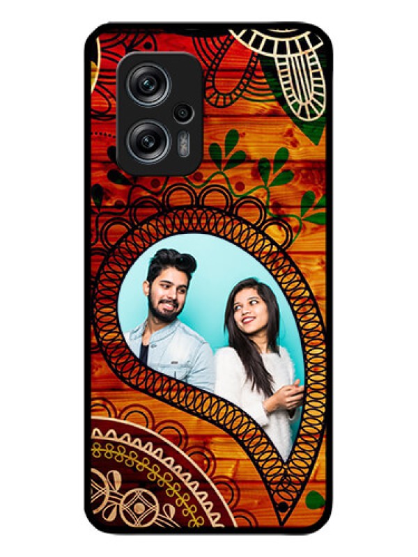 Custom Redmi K50i 5G Personalized Glass Phone Case - Abstract Colorful Design