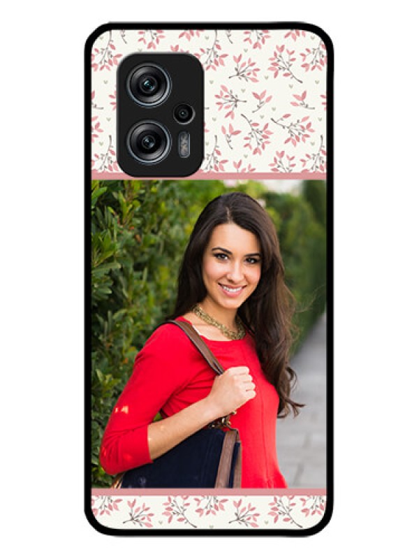 Custom Redmi K50i 5G Custom Glass Phone Case - Premium Floral Design