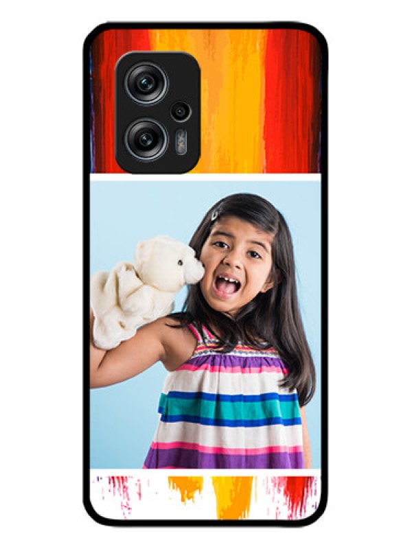 Custom Redmi K50i 5G Personalized Glass Phone Case - Multi Color Design