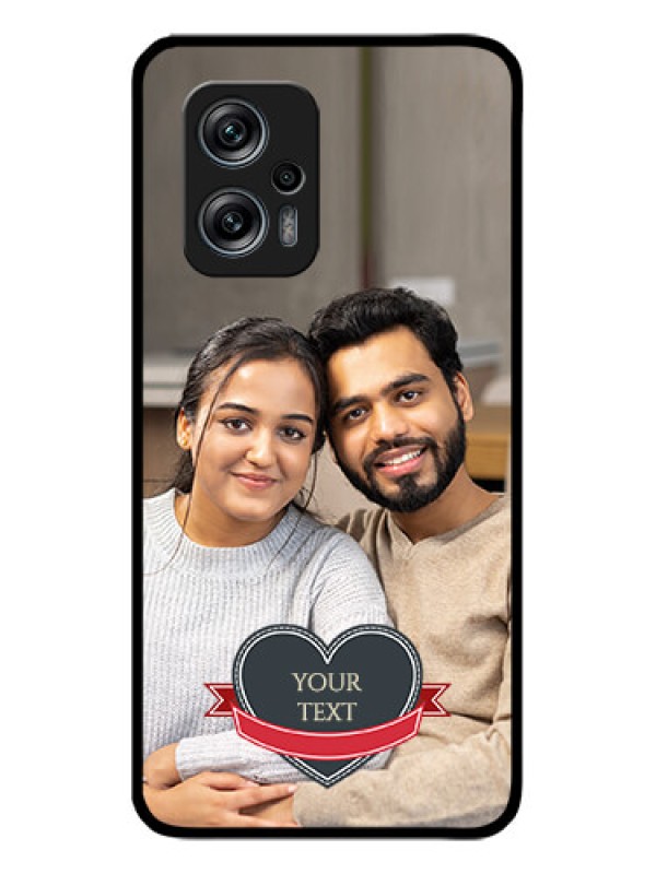 Custom Redmi K50i 5G Custom Glass Phone Case - Just Married Couple Design