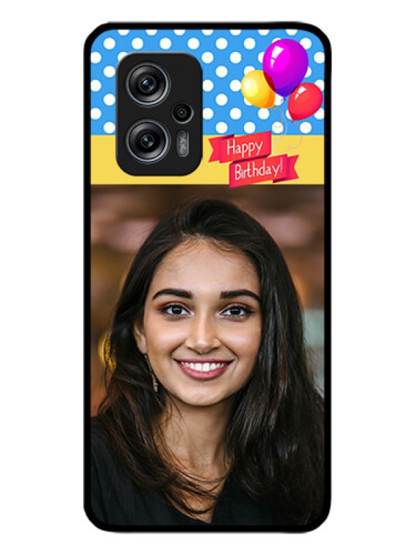Custom Redmi K50i 5G Custom Glass Mobile Case - Happy Birthday Design
