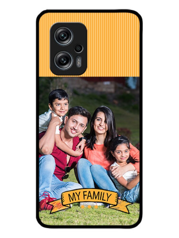 Custom Redmi K50i 5G Custom Glass Phone Case - My Family Design