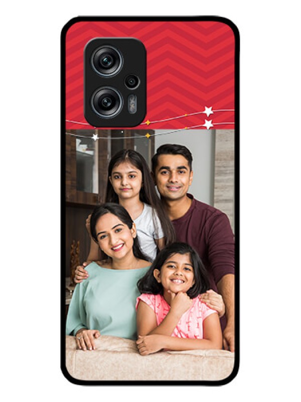 Custom Redmi K50i 5G Personalized Glass Phone Case - Happy Family Design