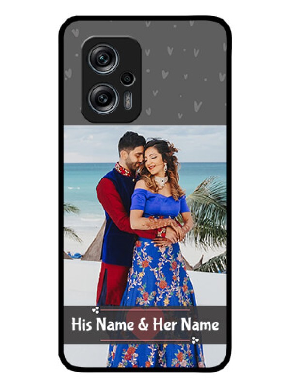 Custom Redmi K50i 5G Custom Glass Mobile Case - Buy Love Design with Photo Online