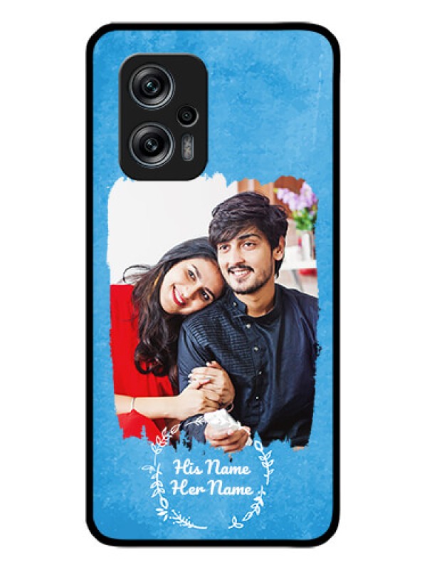 Custom RedmiK50I 5G Custom Glass Phone Case - Blue Color Vintage Design