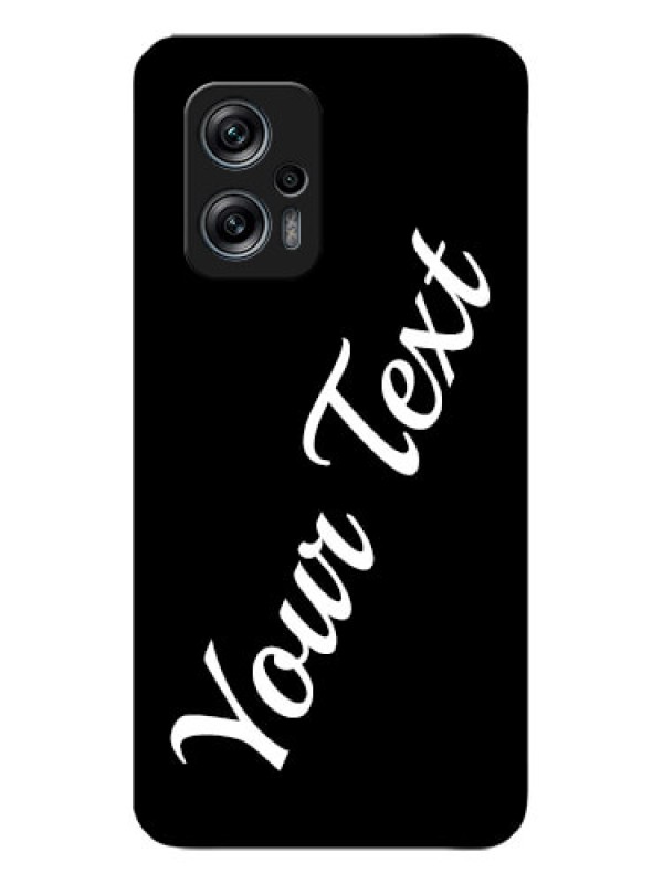 Custom Redmi K50i 5G Custom Glass Mobile Cover with Your Name