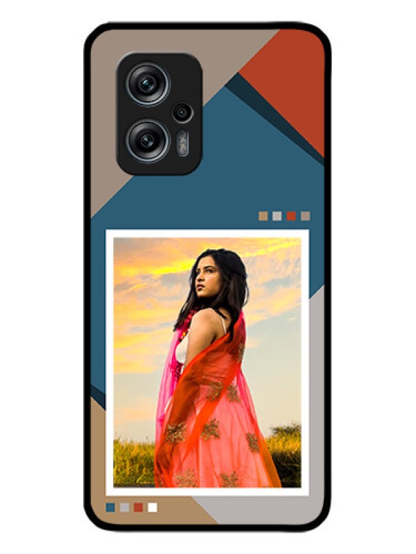 Custom Xiaomi Redmi K50I 5G Personalized Glass Phone Case - Retro color pallet Design