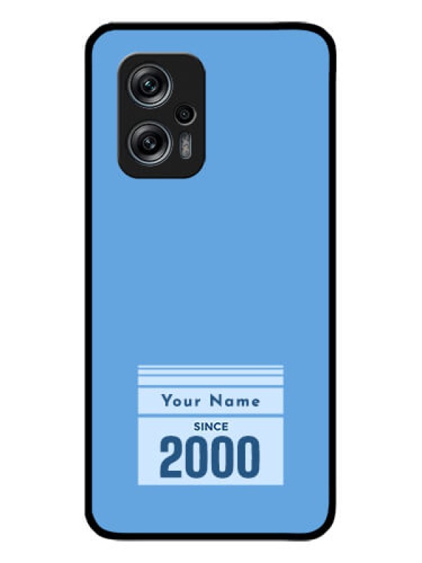 Custom Xiaomi Redmi K50I 5G Custom Glass Mobile Case - Custom Year of birth Design