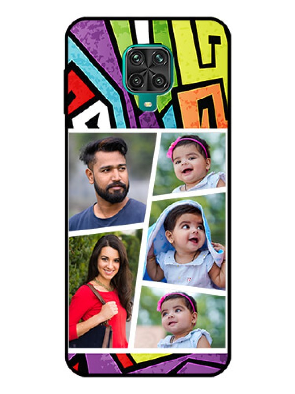 Custom Redmi Note 10 Lite Custom Glass Phone Case - Graffiti pattern Design