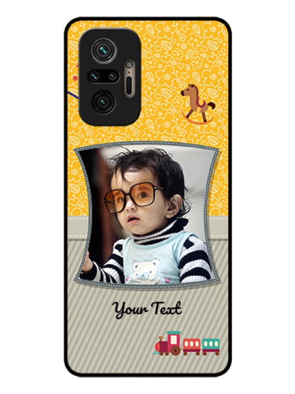 Custom Redmi Note 10 Pro Max Personalized Glass Phone Case - Baby Picture Upload Design