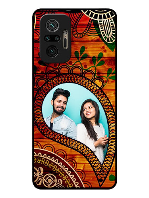 Custom Redmi Note 10 Pro Max Personalized Glass Phone Case - Abstract Colorful Design