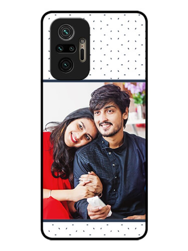 Custom Redmi Note 10 Pro Max Personalized Glass Phone Case - Premium Dot Design