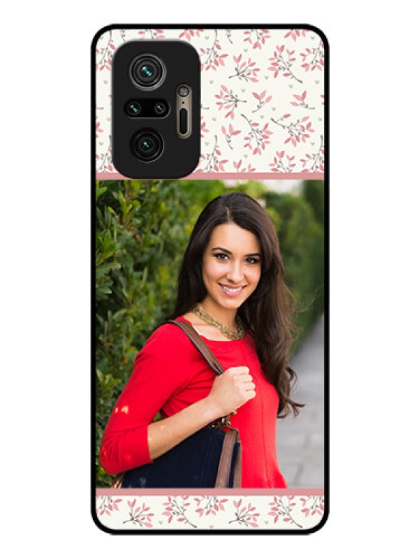 Custom Redmi Note 10 Pro Max Custom Glass Phone Case - Premium Floral Design