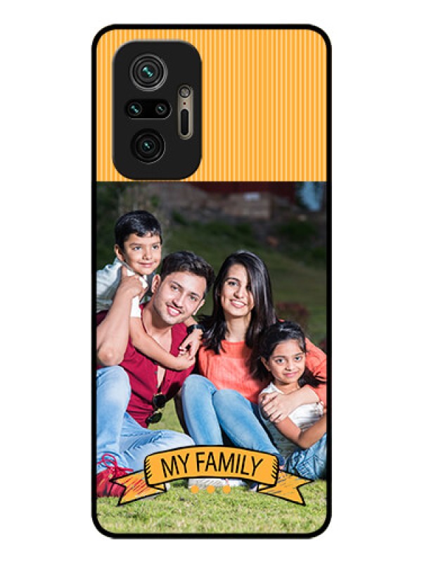 Custom Redmi Note 10 Pro Max Custom Glass Phone Case - My Family Design