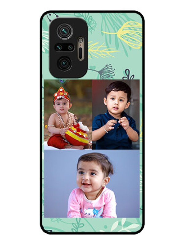 Custom Redmi Note 10 Pro Max Photo Printing on Glass Case - Forever Family Design 