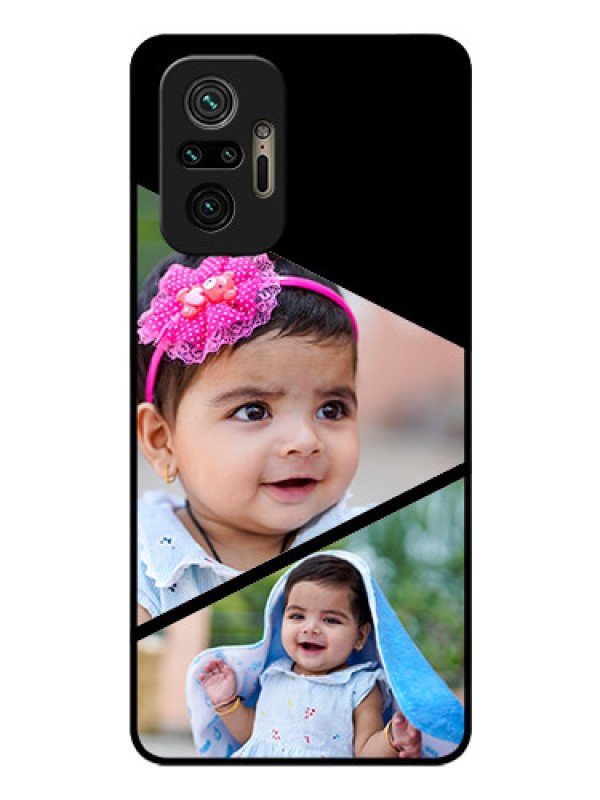 Custom Redmi Note 10 Pro Max Custom Glass Phone Case - Semi Cut Design
