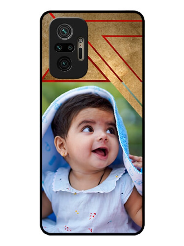 Custom Redmi Note 10 Pro Max Personalized Glass Phone Case - Gradient Abstract Texture Design