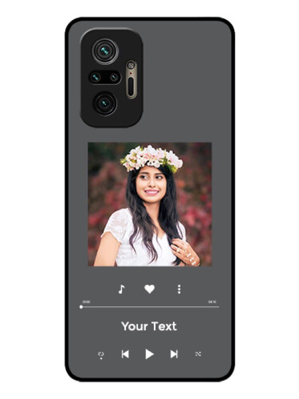 Custom Xiaomi Redmi Note 10 Pro Max Custom Glass Mobile Case - Play The Music Design