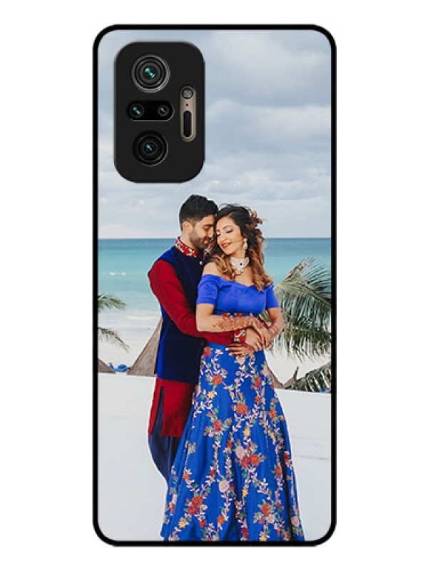 Custom Redmi Note 10 Pro Photo Printing on Glass Case - Upload Full Picture Design