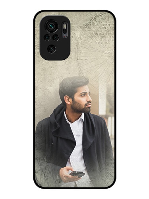 Custom Redmi Note 10 Custom Glass Phone Case - with vintage design