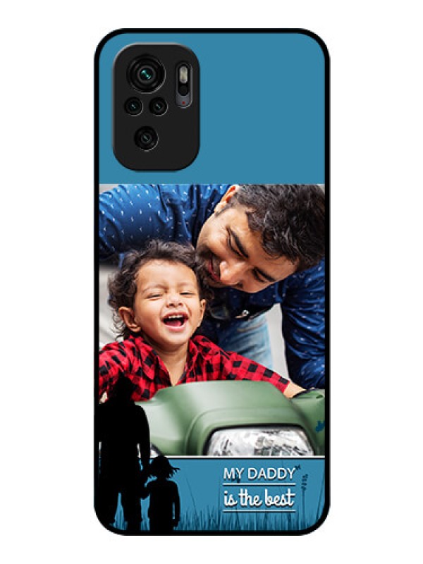 Custom Redmi Note 10s Custom Glass Mobile Case - Best dad design 