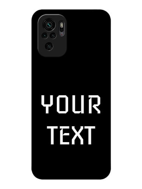 Custom Redmi Note 10s Your Name on Glass Phone Case