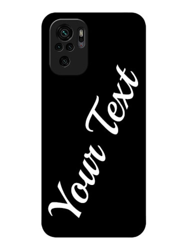 Custom Redmi Note 10s Custom Glass Mobile Cover with Your Name