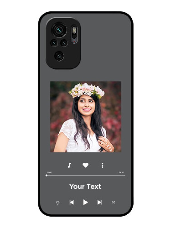 Custom Xiaomi Redmi Note 10S Custom Glass Mobile Case - Play The Music Design