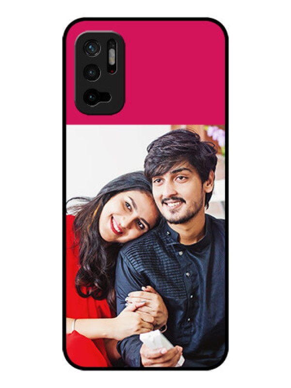 Custom Redmi Note 10T 5G Custom Glass Mobile Case - Anniversary Cover Design
