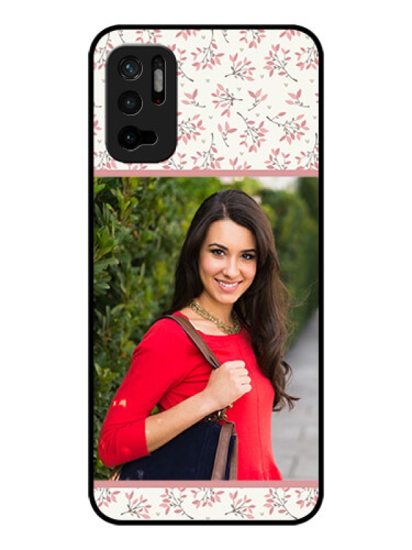 Custom Redmi Note 10T 5G Custom Glass Phone Case - Premium Floral Design