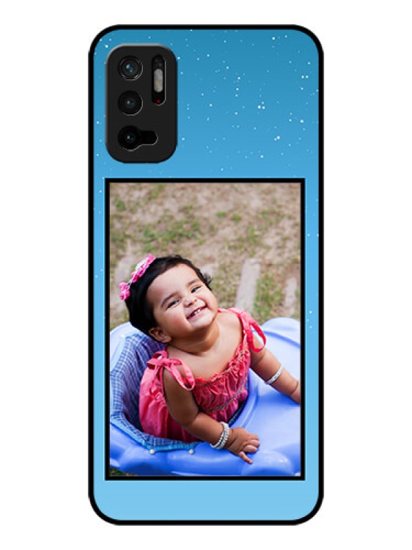 Custom Redmi Note 10T 5G Custom Glass Mobile Case - Wave Pattern Colorful Design