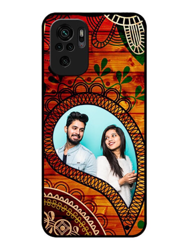 Custom Redmi Note 11 Se Personalized Glass Phone Case - Abstract Colorful Design