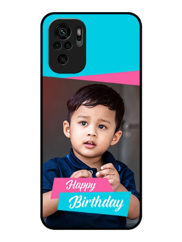 Custom Redmi Note 11 Se Personalized Glass Phone Case - Image Holder with 2 Color Design