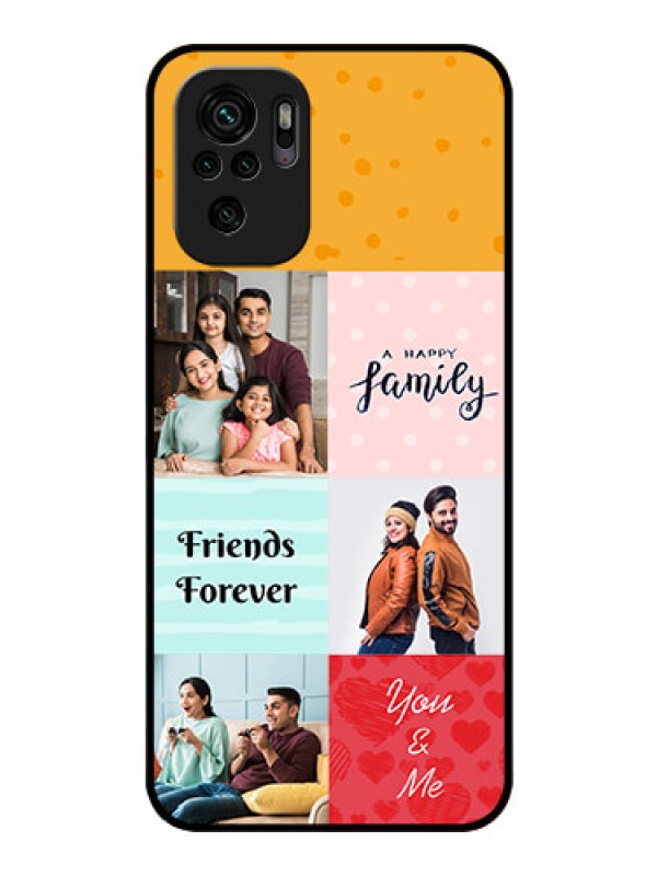 Custom Redmi Note 11 Se Personalized Glass Phone Case - Images with Quotes Design