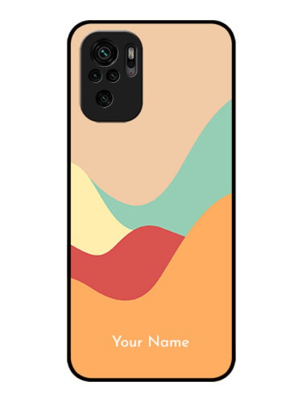 Custom Xiaomi Redmi Note 11 Se Personalized Glass Phone Case - Ocean Waves Multi-colour Design