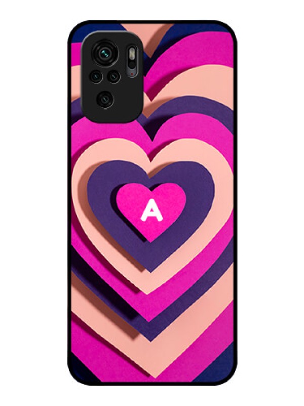 Custom Xiaomi Redmi Note 11 Se Custom Glass Mobile Case - Cute Heart Pattern Design