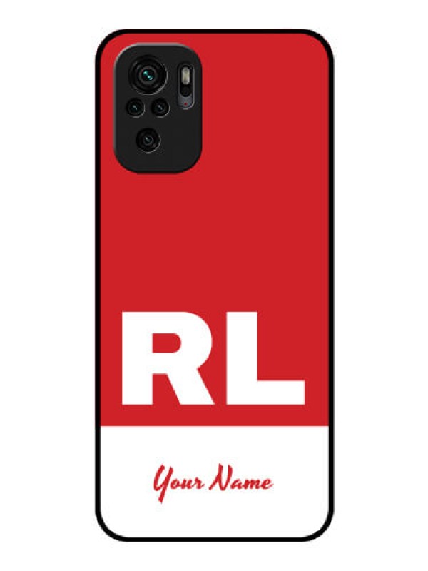 Custom Xiaomi Redmi Note 11 Se Personalized Glass Phone Case - dual tone custom text Design