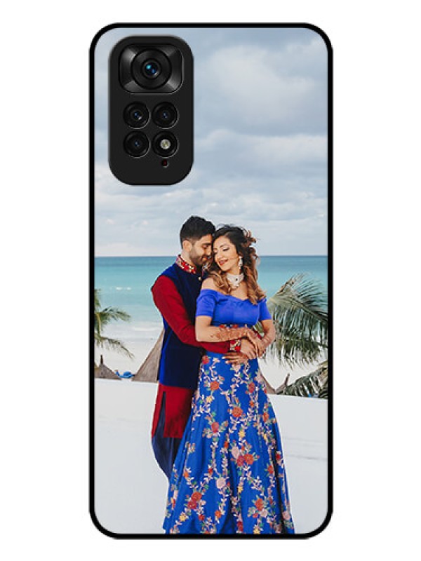Custom Redmi Note 11 Photo Printing on Glass Case - Upload Full Picture Design