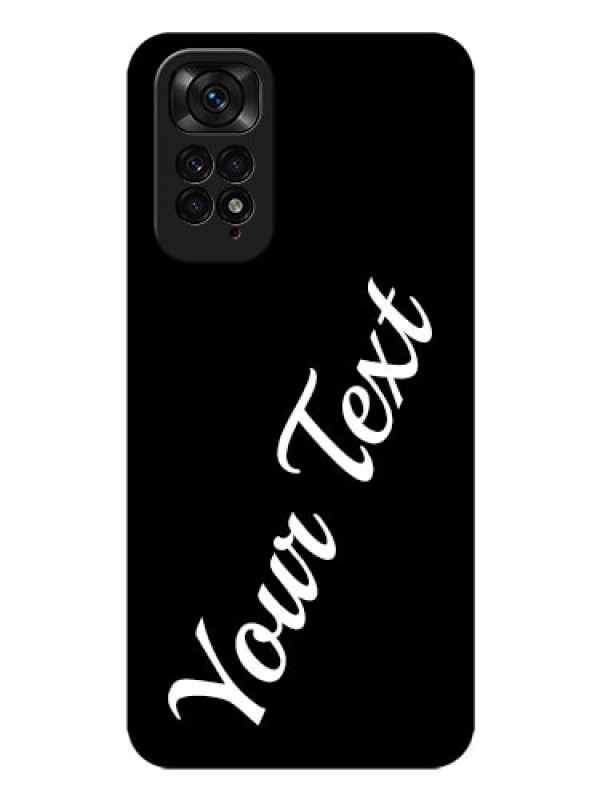 Custom Redmi Note 11 Custom Glass Mobile Cover with Your Name