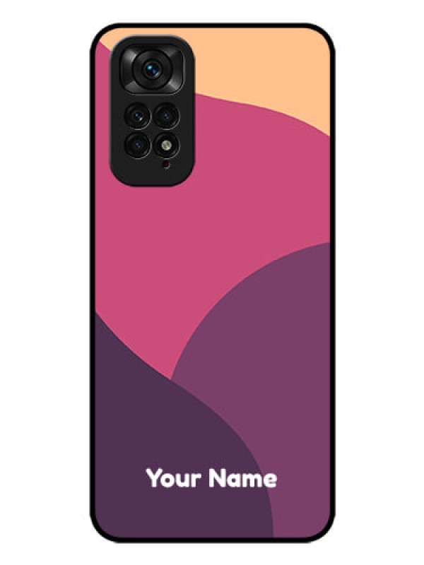 Custom Xiaomi Redmi Note 11 Custom Glass Phone Case - Mixed Multi-colour abstract art Design