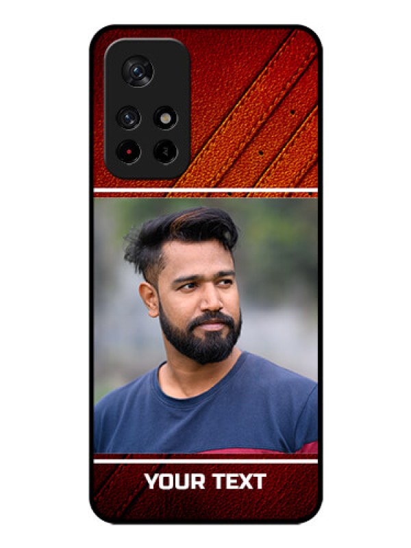 Custom Redmi Note 11T 5g Personalized Glass Phone Case - Leather Phone Case Design