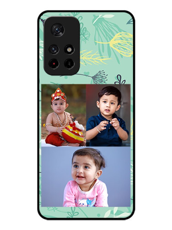 Custom Redmi Note 11T 5g Photo Printing on Glass Case - Forever Family Design