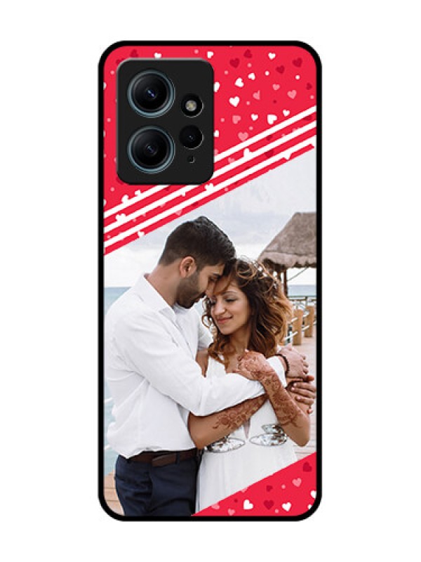 Custom Redmi Note 12 4G Custom Glass Phone CaseValentines Gift Design
