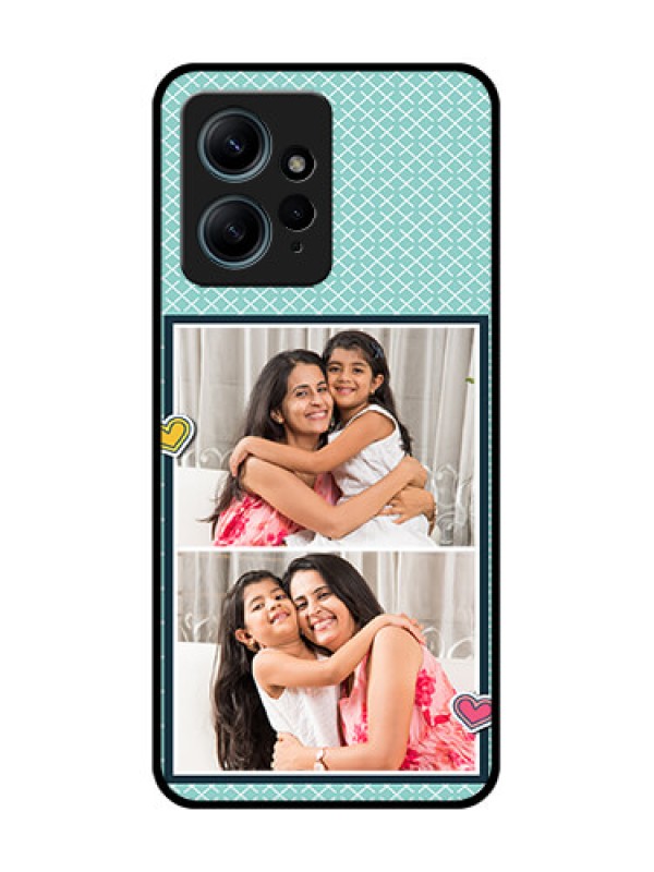 Custom Redmi Note 12 4G Custom Glass Phone Case2 Image Holder With Pattern Design