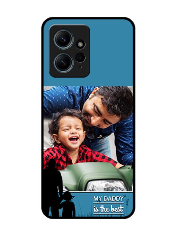 Custom Redmi Note 12 4G Custom Glass Phone CaseBest Dad Design