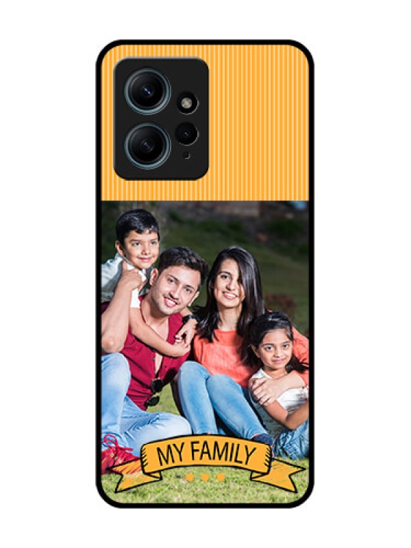 Custom Redmi Note 12 4G Custom Glass Phone CaseMy Family Design