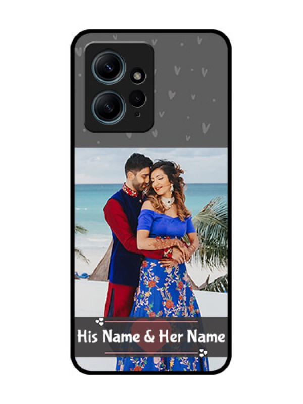 Custom Redmi Note 12 4G Custom Glass Phone CaseBuy Love Design With Photo Online