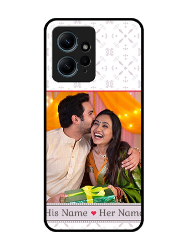 Custom Redmi Note 12 4G Custom Glass Phone CaseWith Photo And Ethnic Design