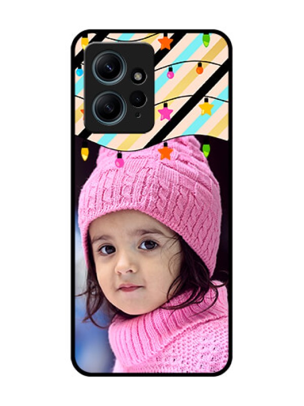 Custom Redmi Note 12 4G Custom Glass Phone CaseLights Hanging Design